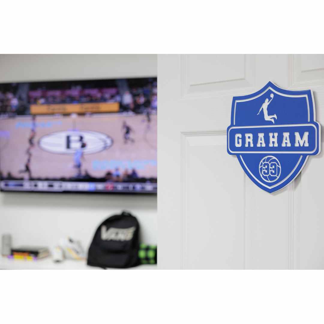 Custom Basketball Name Plaques