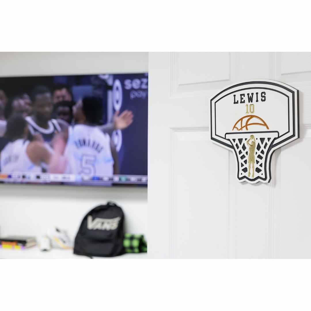 Custom Basketball Name Plaques