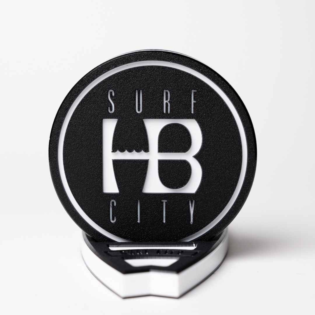 HB Drink Coaster Set with Surfboard Holder