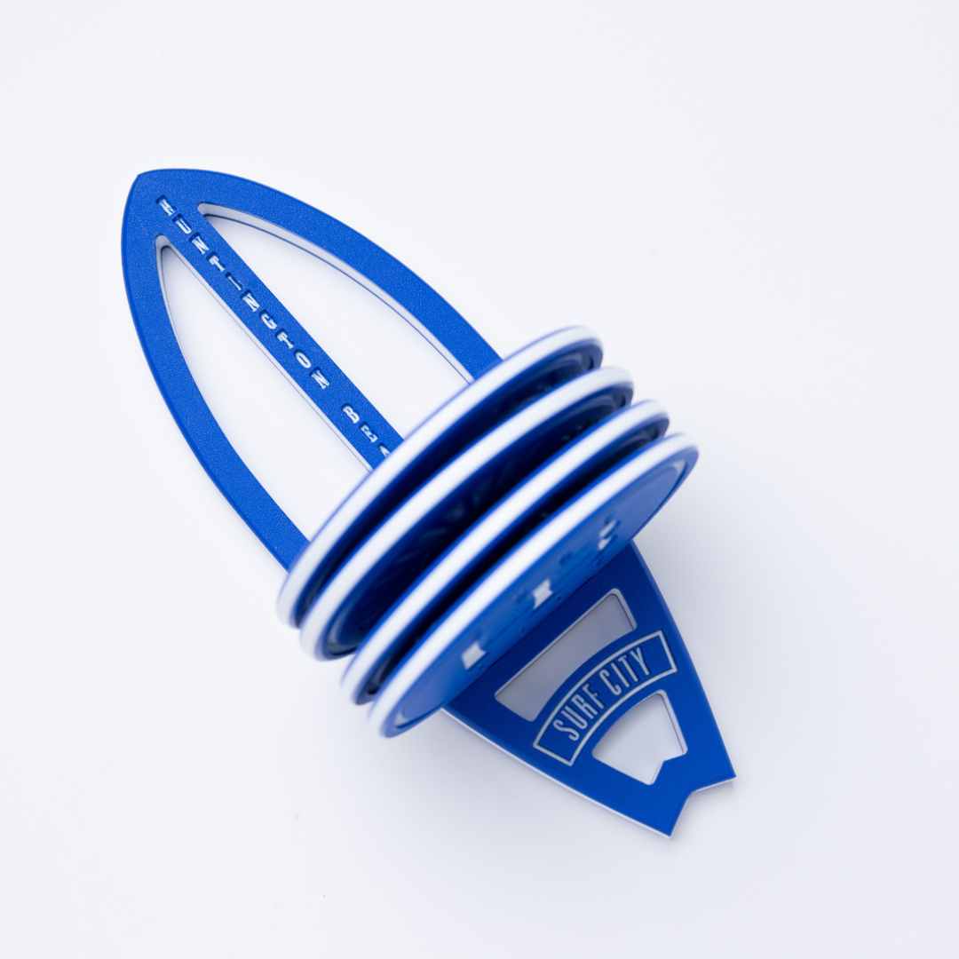 HB Drink Coaster Set with Surfboard Holder
