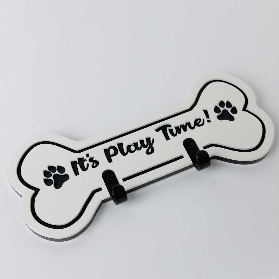PLAY TIME Dog Bone Leash & Key Holder