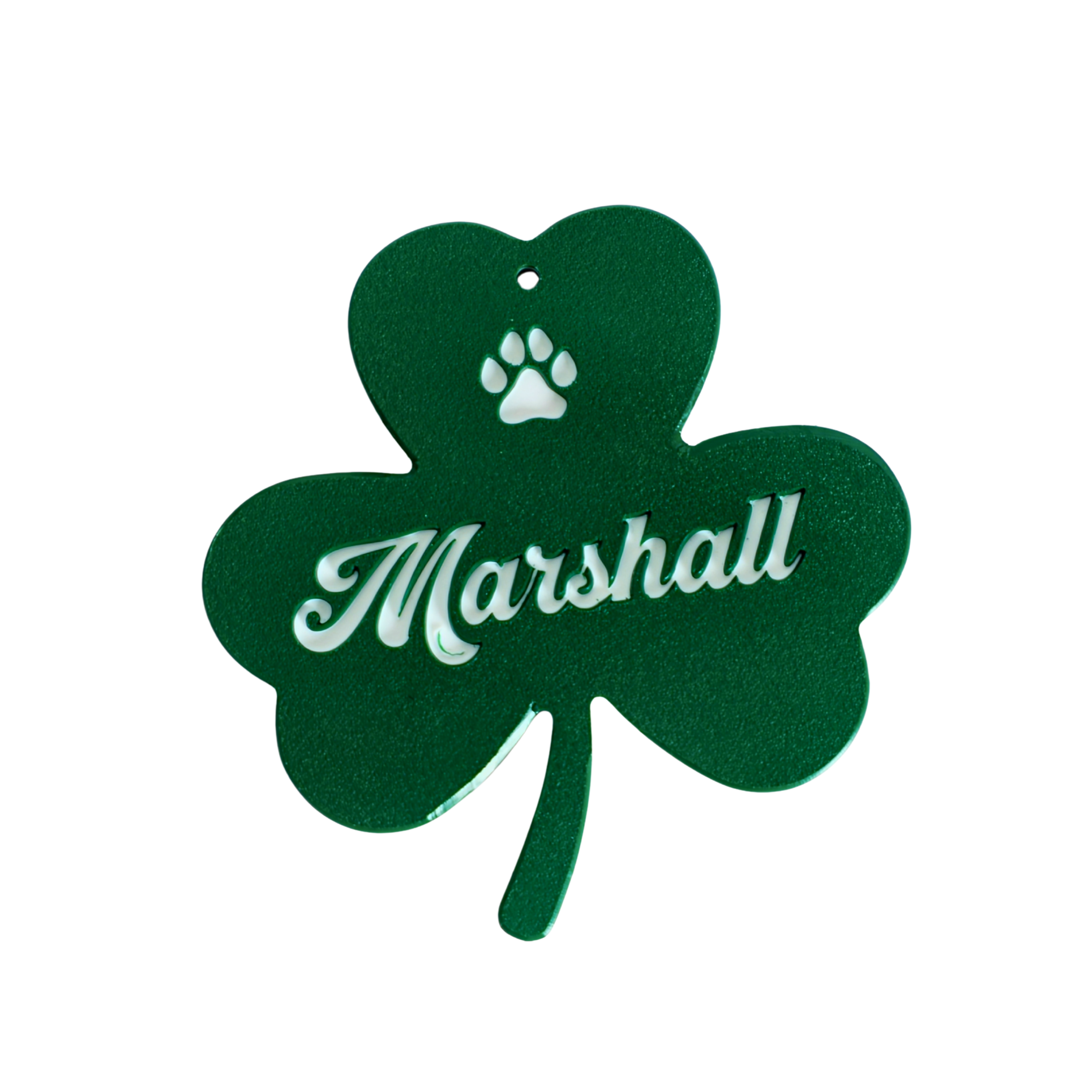 Personalized Dog Crate Tag (Laminate Plastic) – Custom Kennel Name Plate with Color Fill + Fun Fonts