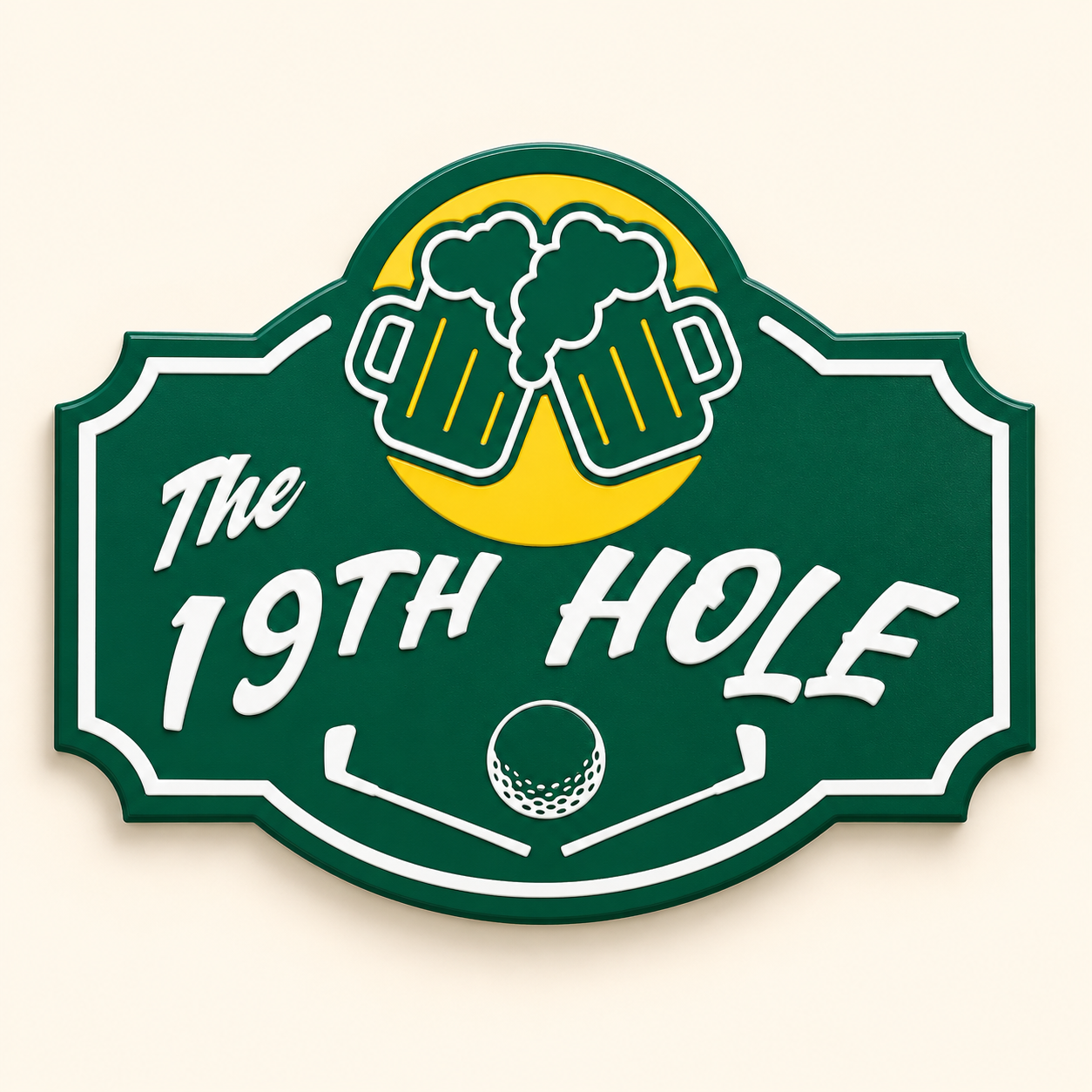 19th Hole Bar Sign
