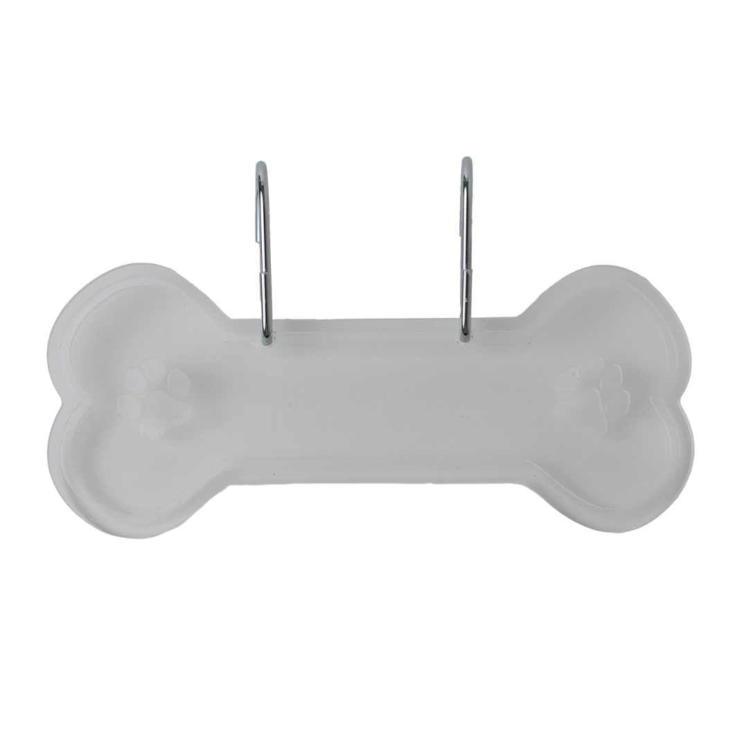 Acrylic Writable Dog Bone Crate Tag