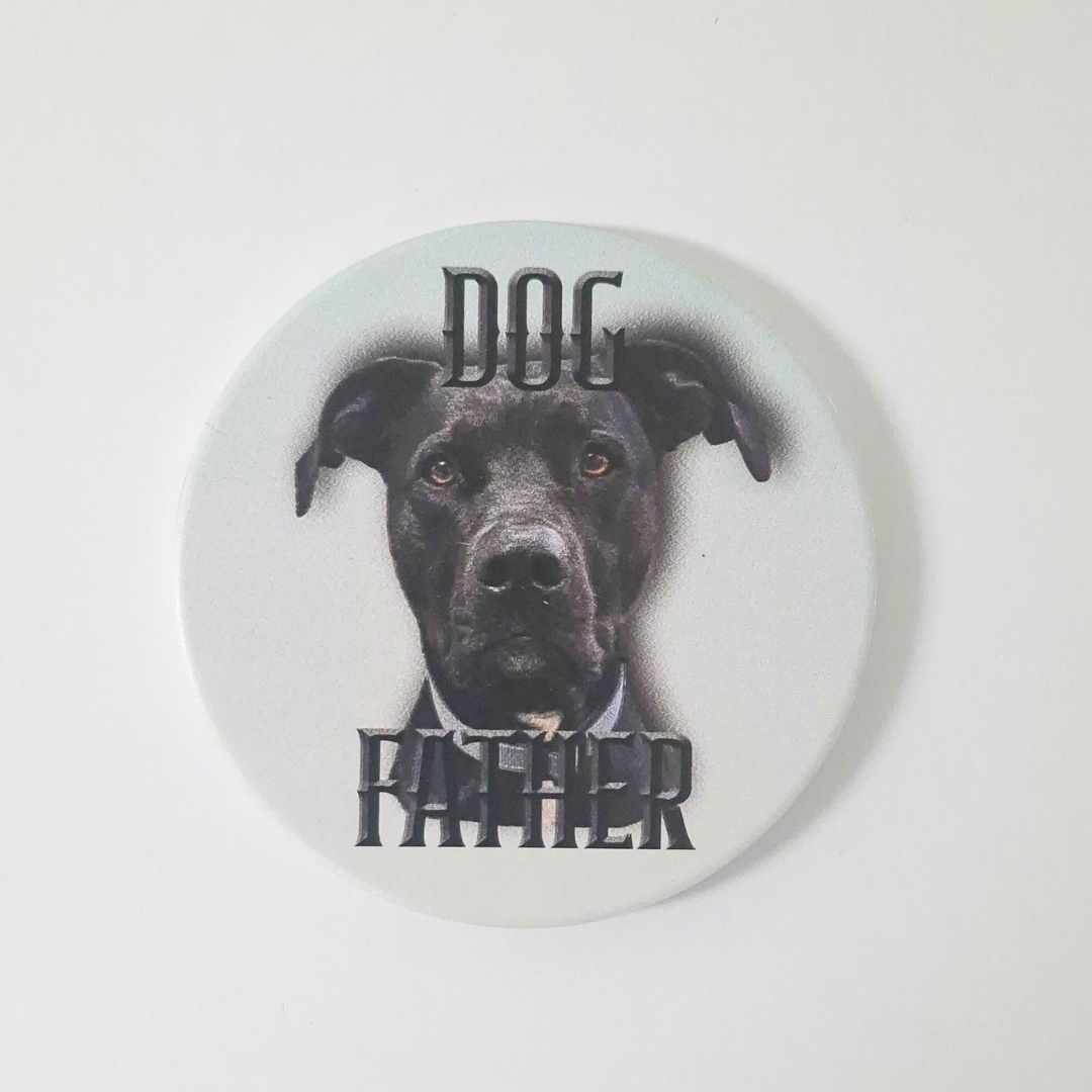 Custom Ceramic Pet Coasters with Cork Bottom