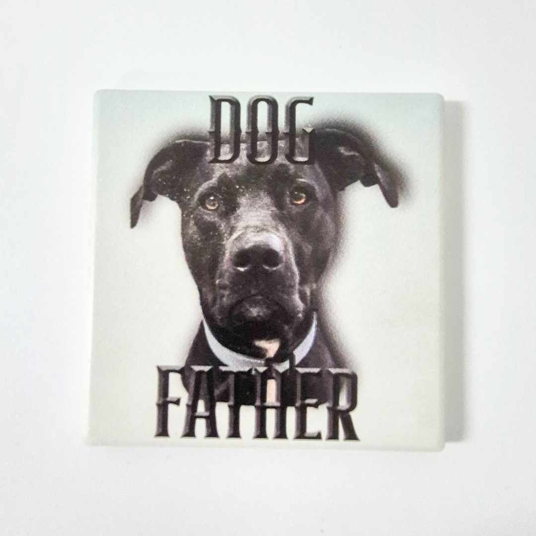 Custom Ceramic Pet Coasters with Cork Bottom