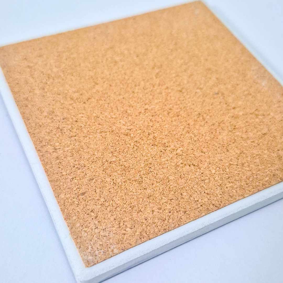 Custom Ceramic Pet Coasters with Cork Bottom