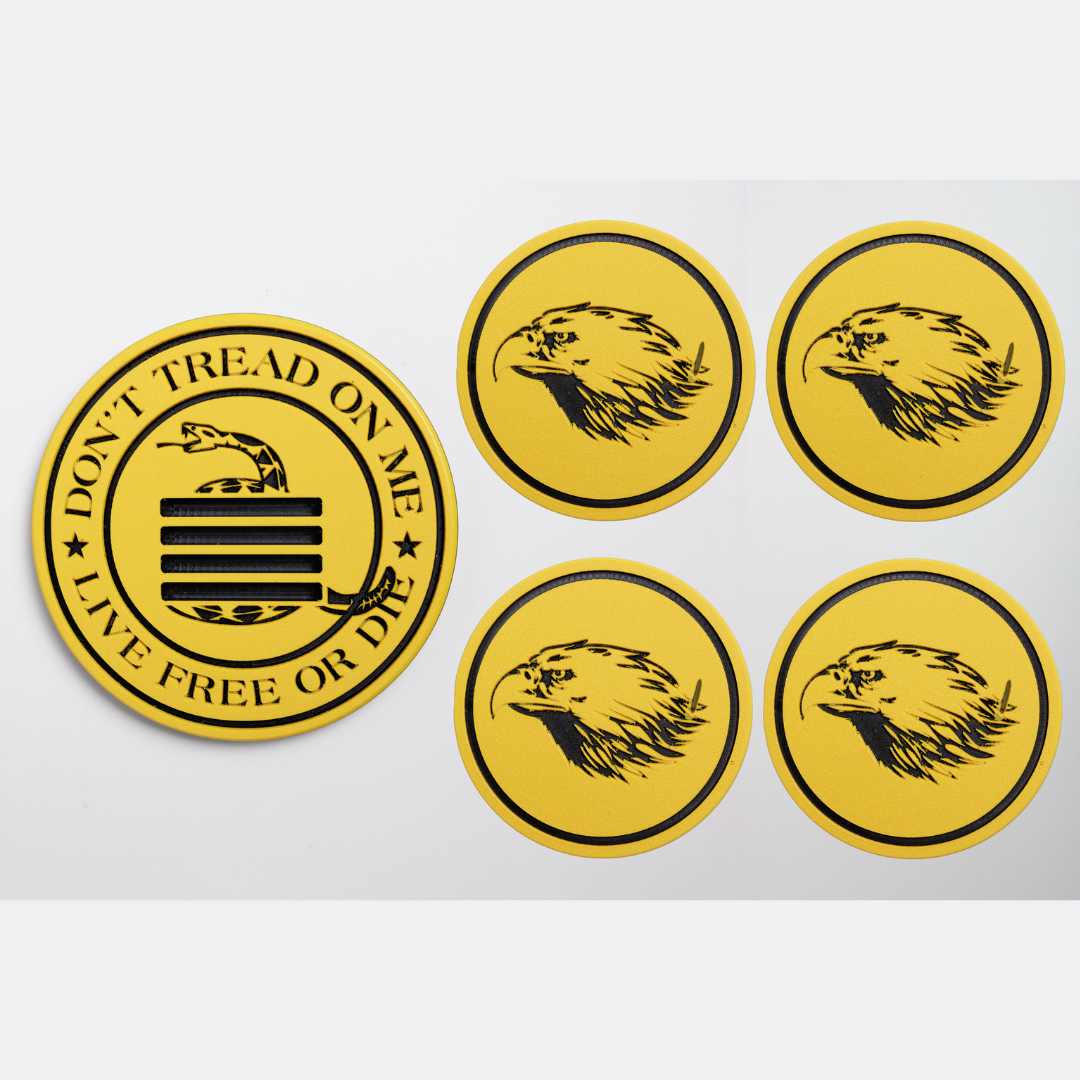 Golden Eagle Drink Coaster Set