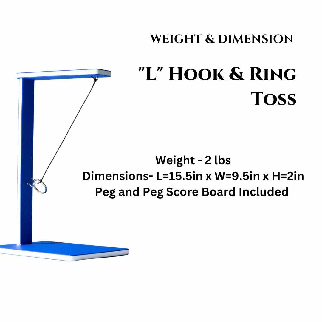 "L" Hook & Ring Toss Game