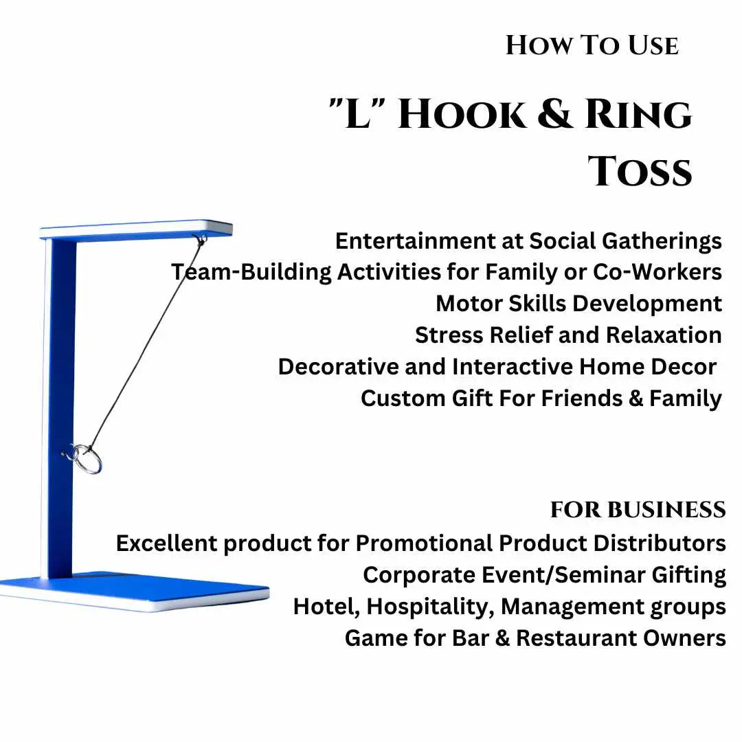 "L" Hook & Ring Toss Game