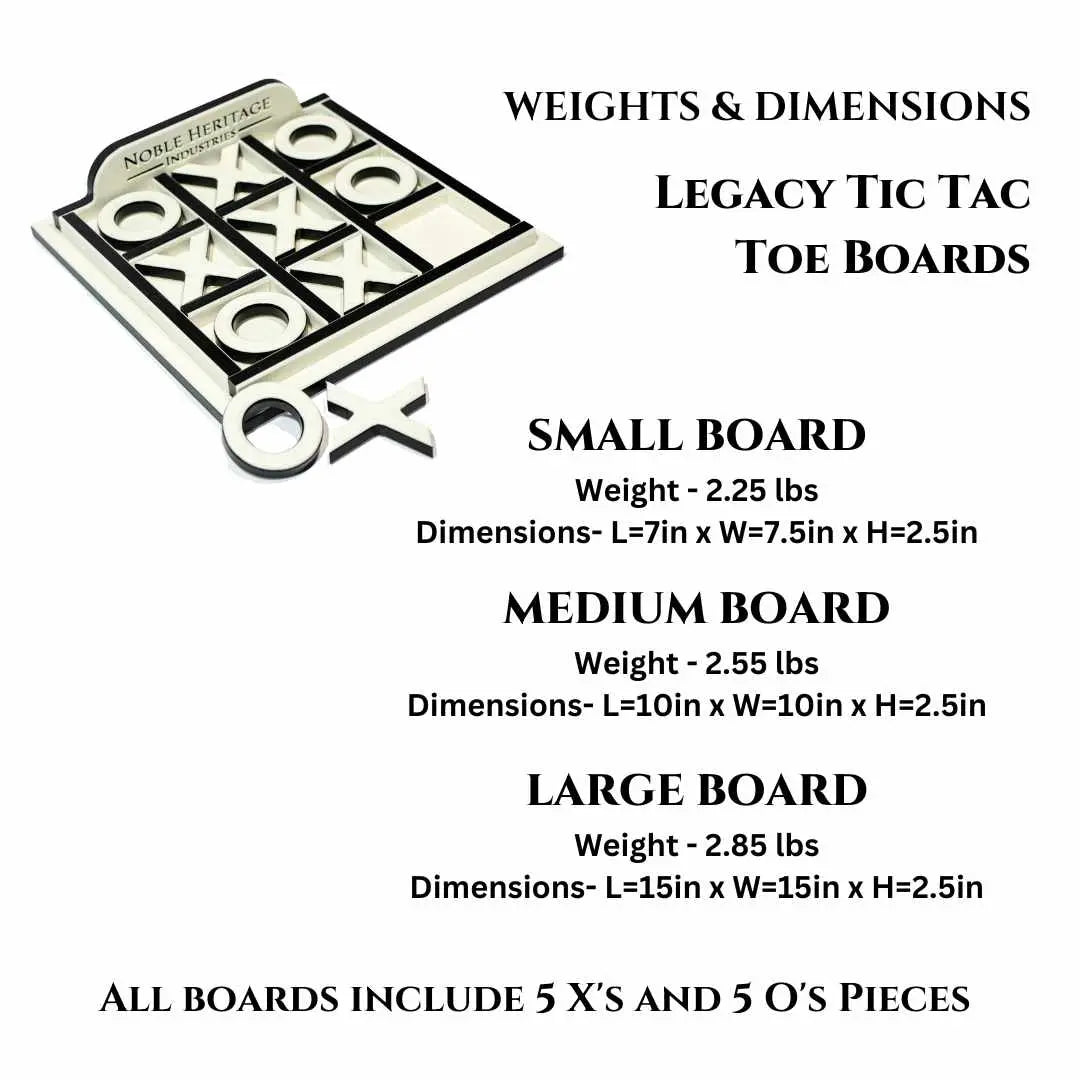 Legacy Tic Tac Toe Board