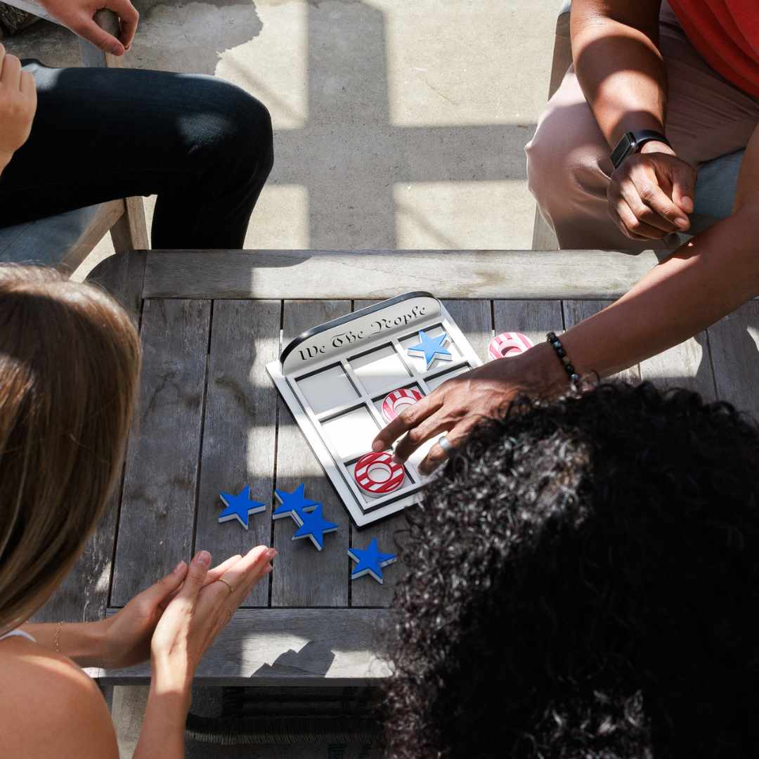 Patriot Tic Tac Toe Board
