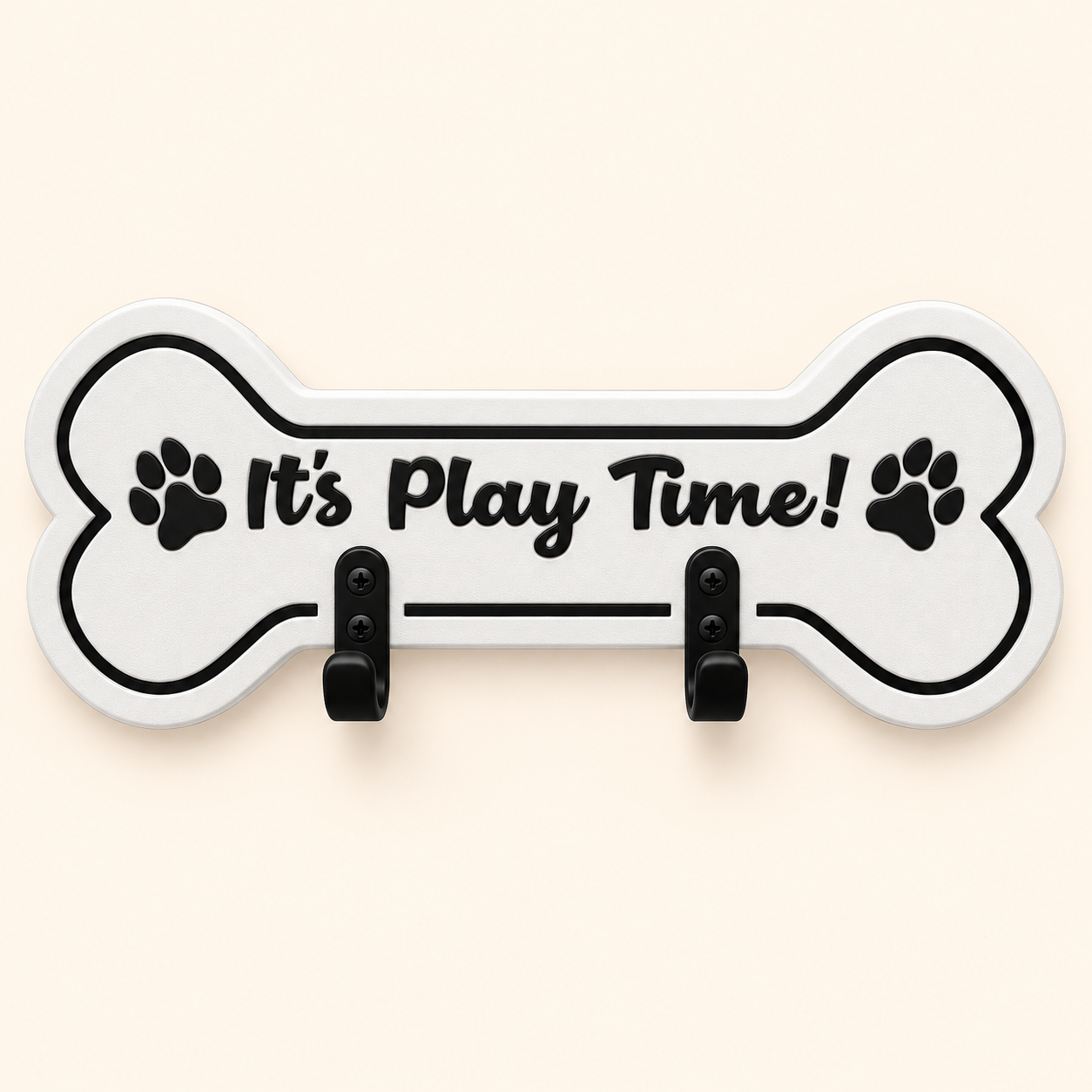 PLAY TIME Dog Bone Leash - Key Holder