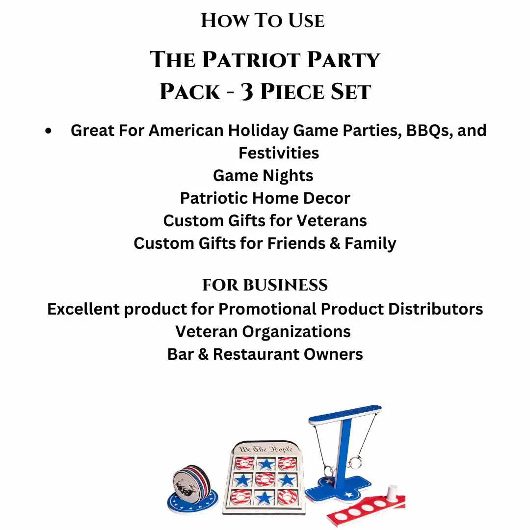 Patriot Party Pack - 3 Piece Set