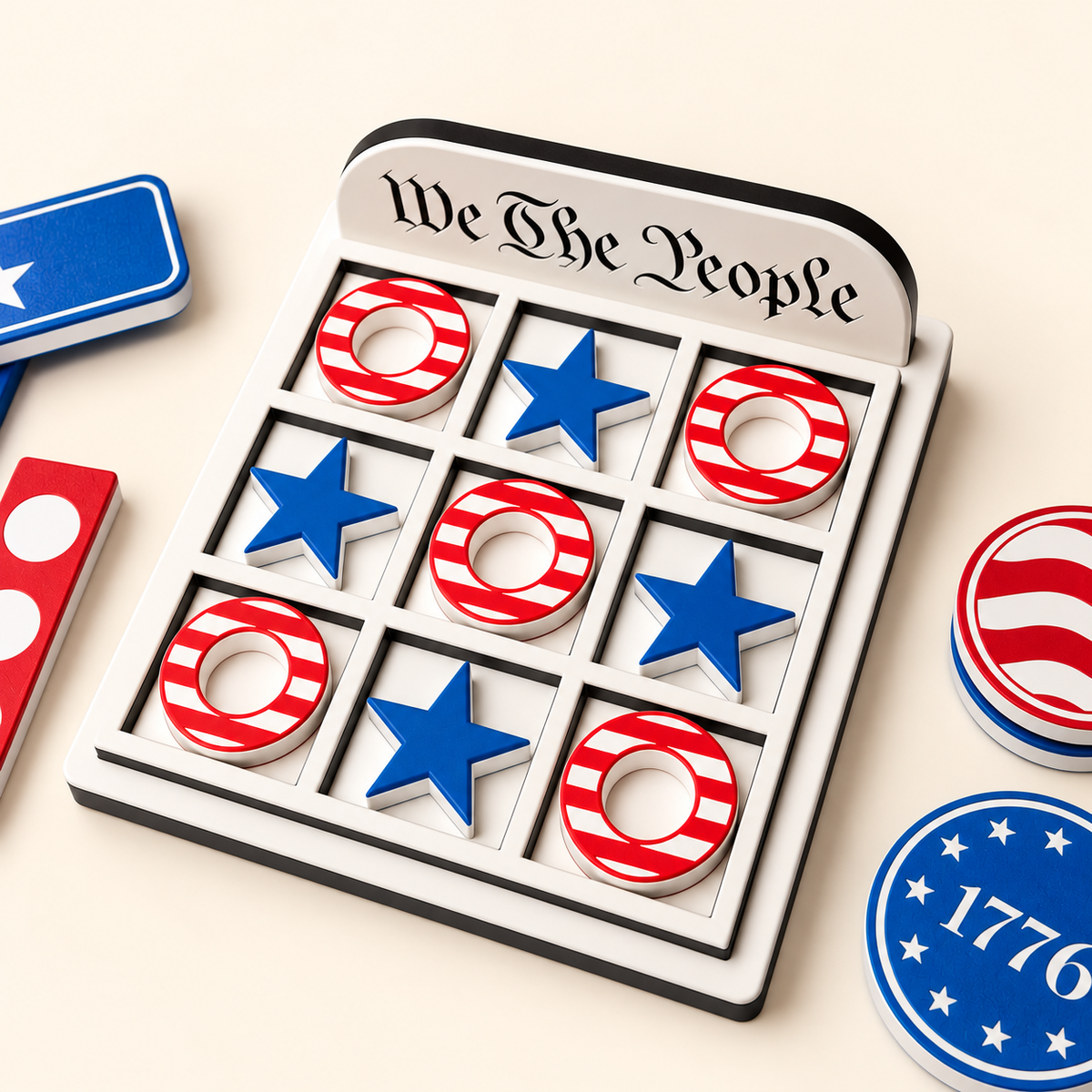 We The People Tic Tac Toe Board