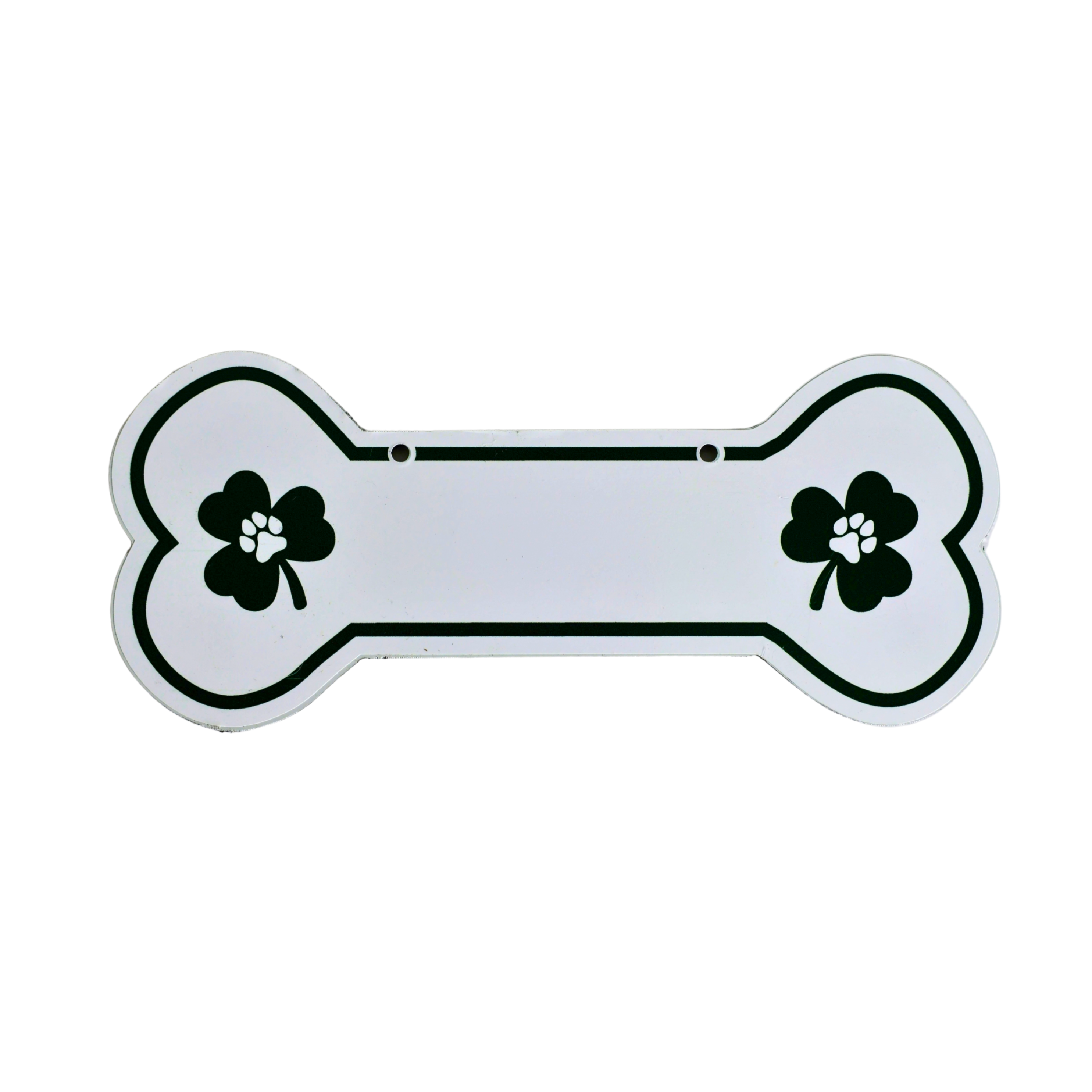 Aluminum Writable Dog Bone Crate Tag