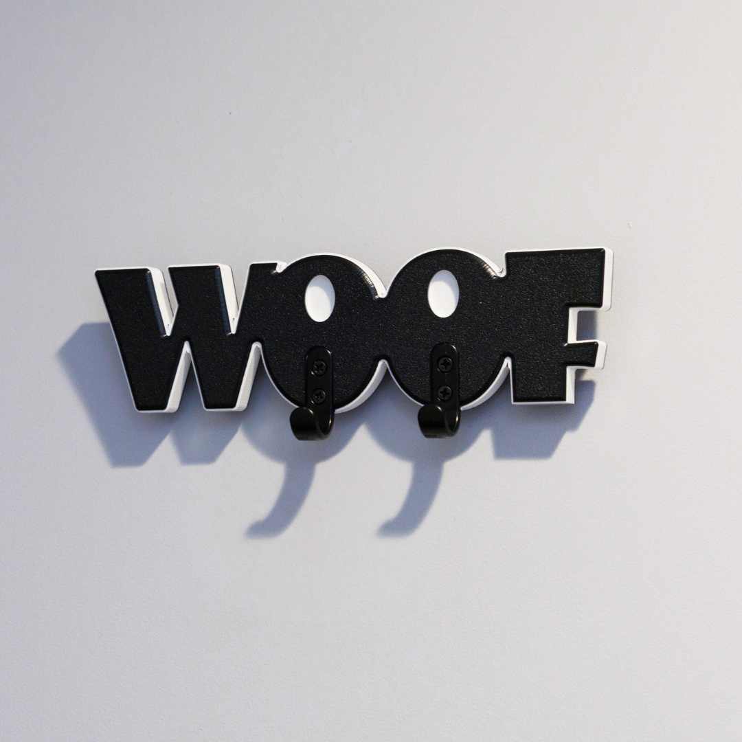 WOOF Leash and Key Holder