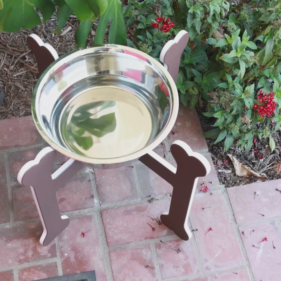 Large Dog Bowl Holder